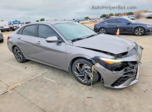 KMHLS4DG4RU819407 2024 HYUNDAI ELANTRA Gray Передня права чверть