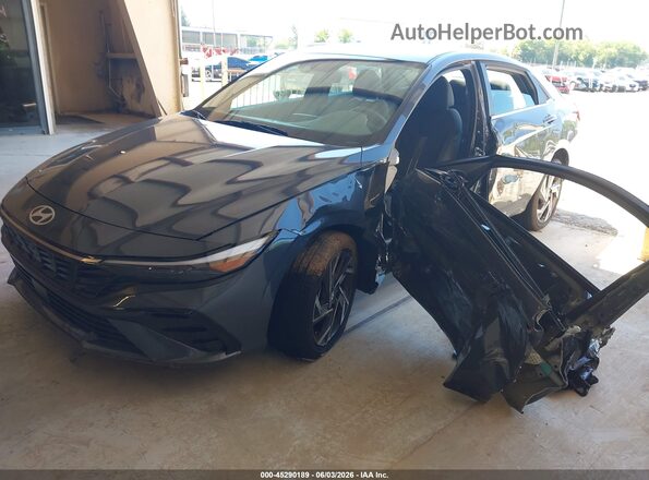 KMHLS4DG4SU003030 2025 HYUNDAI ELANTRA Gray წინა მარცხენა ხედი სამი მეოთხედიდან