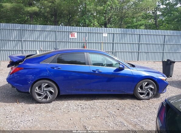 KMHLS4DG4SU005778 2025 HYUNDAI ELANTRA Blue Vista interior trasera
