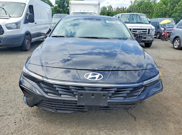 KMHLS4DG4SU902048 2025 HYUNDAI ELANTRA Black Դիմացի տեսք