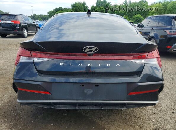 KMHLS4DG4SU902048 2025 HYUNDAI ELANTRA Black Հետևի տեսք