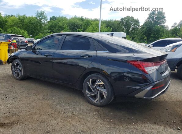 KMHLS4DG4SU902048 2025 HYUNDAI ELANTRA Black Հետևի ձախ