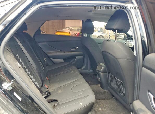 KMHLS4DG4SU902048 2025 HYUNDAI ELANTRA Black Հետևի նստատեղերի տեսք
