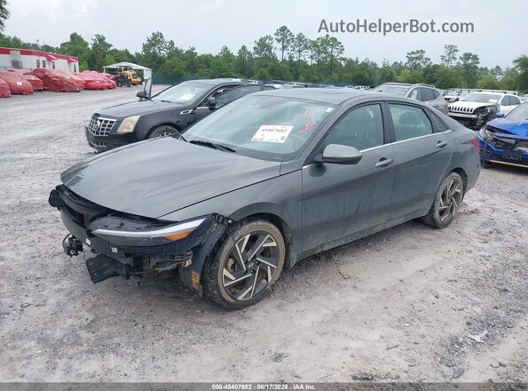 KMHLS4DG4SU936975 2025 HYUNDAI ELANTRA Green Передня ліва чверть