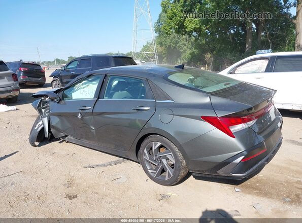 KMHLS4DG4SU963836 2025 HYUNDAI ELANTRA Серый Задняя левая четверть
