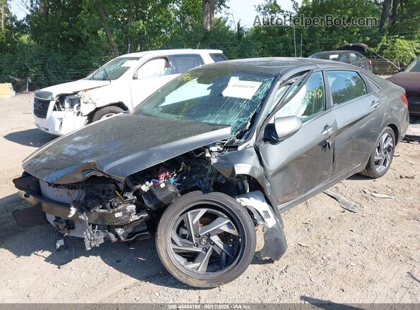 KMHLS4DG4SU963836 2025 HYUNDAI ELANTRA Серый Вид спереди