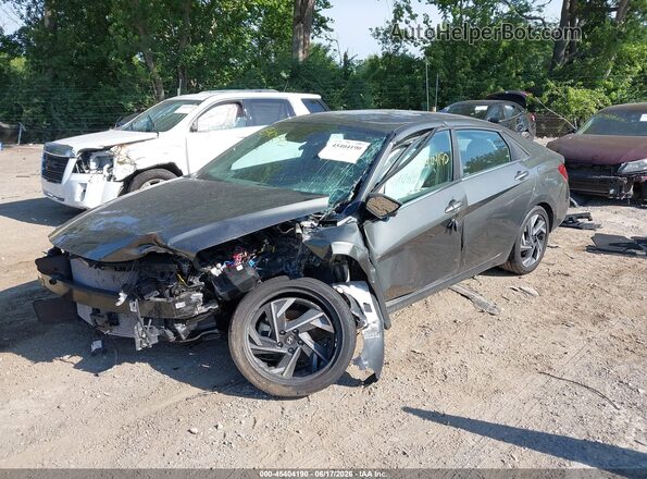 KMHLS4DG4SU963836 2025 HYUNDAI ELANTRA Серый Передняя левая четверть