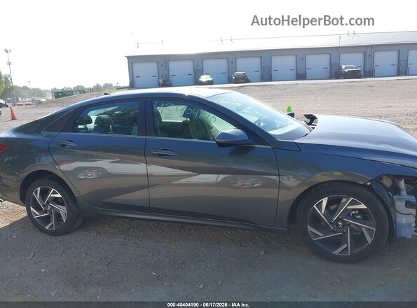 KMHLS4DG4SU963836 2025 HYUNDAI ELANTRA Серый Вид задней части салона