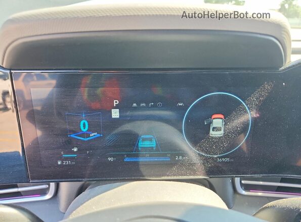 KMHLS4DG5RU688973 2024 HYUNDAI ELANTRA Серый Вид щитка приборов