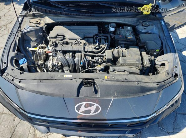 KMHLS4DG5RU688973 2024 HYUNDAI ELANTRA Серый Вид задней части салона