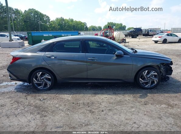 KMHLS4DG5RU704119 2024 HYUNDAI ELANTRA Gray Rear interior view