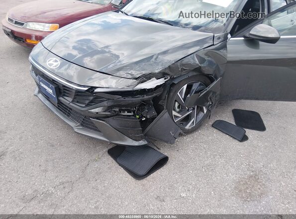 KMHLS4DG5SU948021 2025 HYUNDAI ELANTRA Black Front view