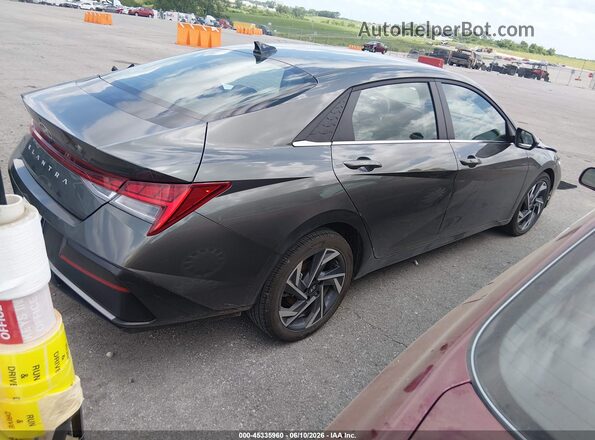 KMHLS4DG5SU948021 2025 HYUNDAI ELANTRA Black Rear right