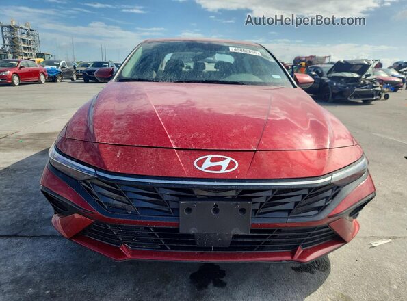 KMHLS4DG5SU967099 2025 HYUNDAI ELANTRA Red Front view