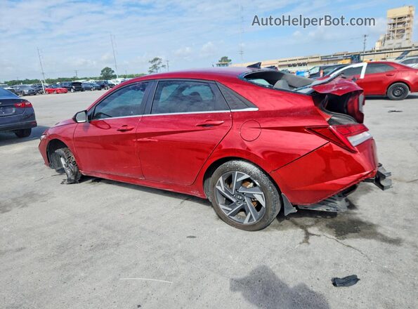 KMHLS4DG5SU967099 2025 HYUNDAI ELANTRA Red Rear left