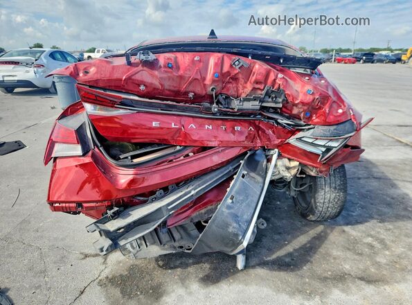 KMHLS4DG5SU967099 2025 HYUNDAI ELANTRA Red Rear view