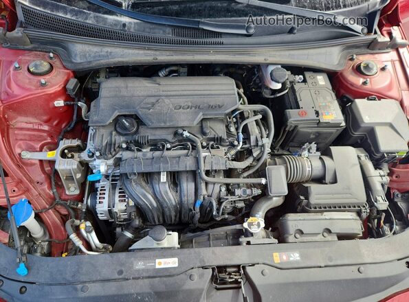 KMHLS4DG5SU967099 2025 HYUNDAI ELANTRA Red Rear interior view