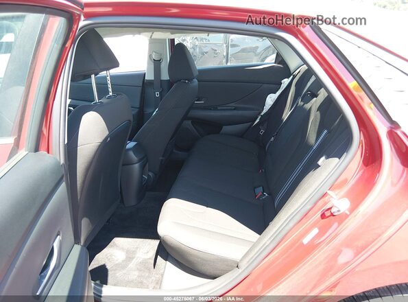 KMHLS4DG5SU985909 2025 HYUNDAI ELANTRA Red Вид наклейки з VIN-кодом