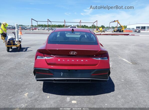 KMHLS4DG5SU985909 2025 HYUNDAI ELANTRA Red 