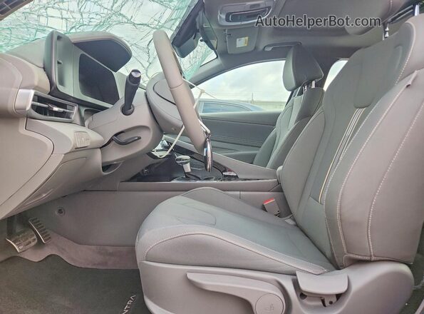 KMHLS4DG5TU113697 2026 HYUNDAI ELANTRA Gray Вид салону спереду