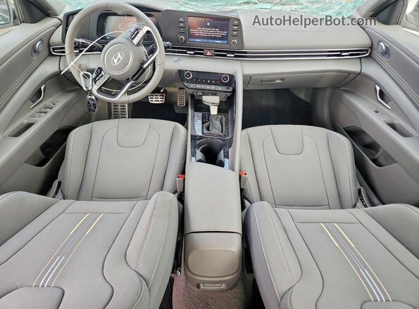 KMHLS4DG5TU113697 2026 HYUNDAI ELANTRA Gray Вид панелі приладів
