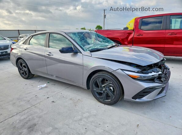 KMHLS4DG5TU113697 2026 HYUNDAI ELANTRA Gray Передня права чверть