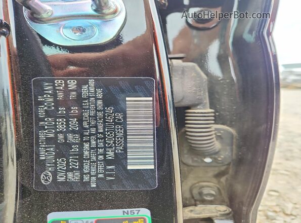 KMHLS4DG5TU146246 2026 HYUNDAI ELANTRA Черный Вид подкапотного пространства