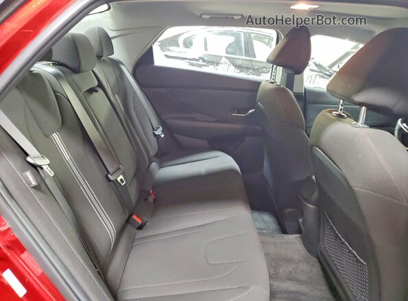 KMHLS4DG6RU770873 2024 HYUNDAI ELANTRA Red Rear seats view