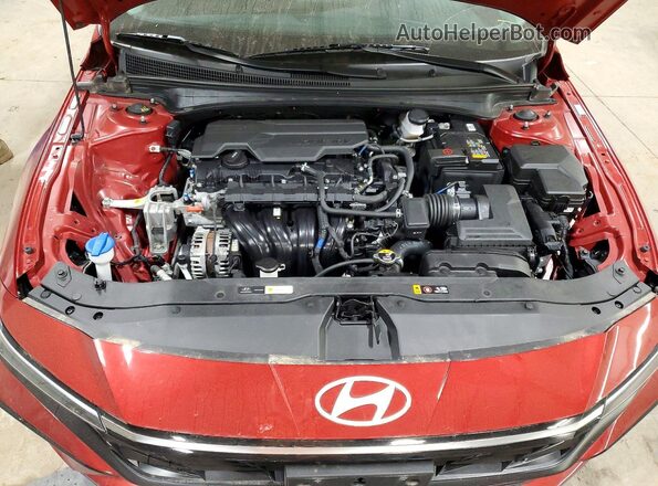 KMHLS4DG6RU770873 2024 HYUNDAI ELANTRA Red Rear interior view