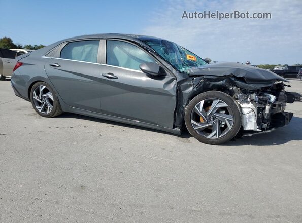 KMHLS4DG6RU832112 2024 HYUNDAI ELANTRA Gray Przód prawy
