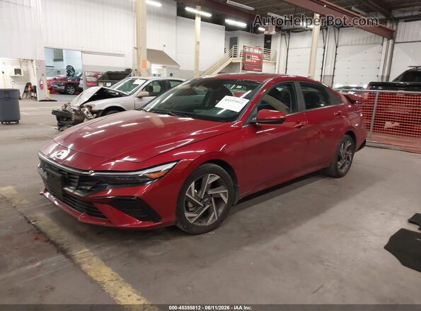 KMHLS4DG6RU844115 2024 HYUNDAI ELANTRA Красный Передняя левая четверть
