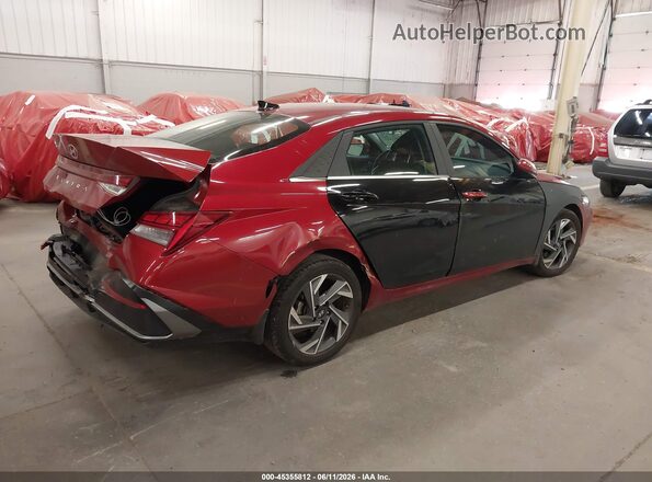 KMHLS4DG6RU844115 2024 HYUNDAI ELANTRA Красный Задняя правая четверть