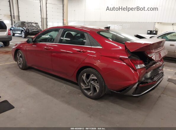 KMHLS4DG6RU844115 2024 HYUNDAI ELANTRA Красный Задняя левая четверть