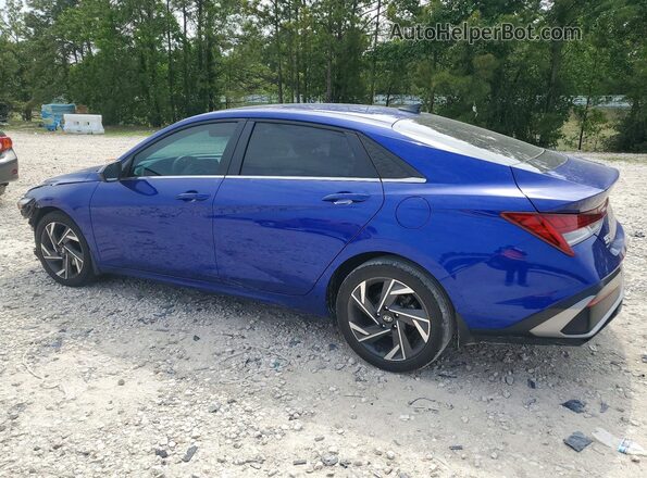 KMHLS4DG6RU850416 2024 HYUNDAI ELANTRA Blue Trasero izquierdo
