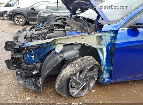 KMHLS4DG6SU031041 2025 HYUNDAI ELANTRA Blue Вид спереду