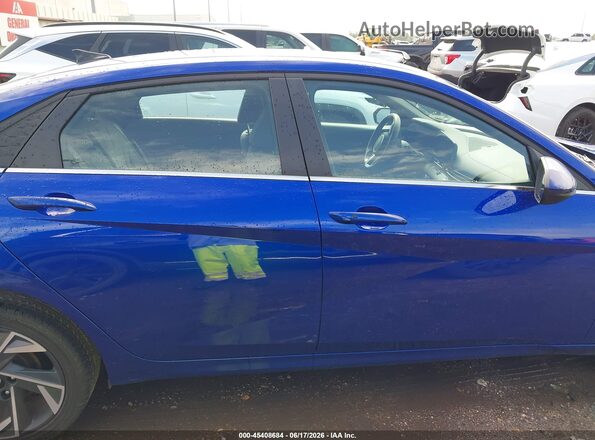 KMHLS4DG6SU031041 2025 HYUNDAI ELANTRA Blue Панорамний вид салону 360°