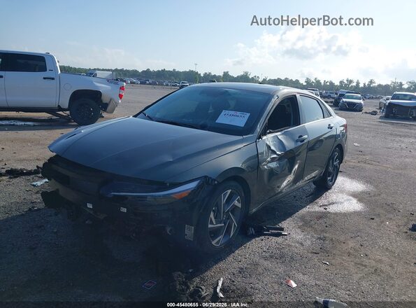 KMHLS4DG6SU071488 2025 HYUNDAI ELANTRA Gray Առջևի ձախ երեք քառորդ տեսարան