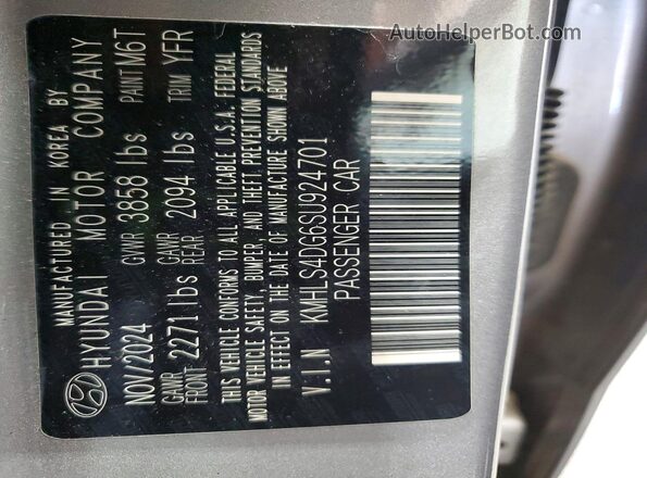 KMHLS4DG6SU924701 2025 HYUNDAI ELANTRA Серебряный 