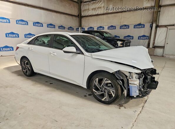 KMHLS4DG6SU947640 2025 HYUNDAI ELANTRA White 