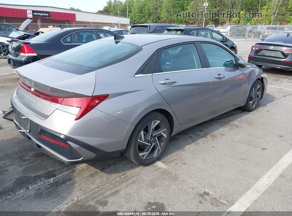 KMHLS4DG6SU949954 2025 HYUNDAI ELANTRA Серебряный Задняя правая четверть
