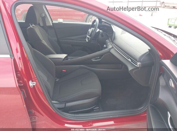 KMHLS4DG6SU952255 2025 HYUNDAI ELANTRA Красный Вид салона спереди