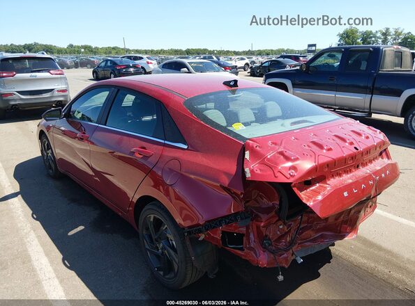 KMHLS4DG6TU130704 2026 HYUNDAI ELANTRA Red Задня ліва чверть
