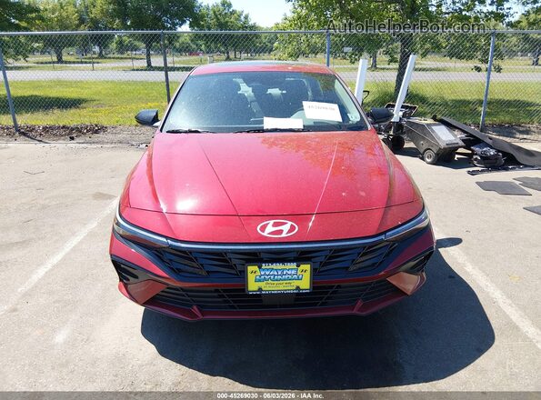 KMHLS4DG6TU130704 2026 HYUNDAI ELANTRA Red Вид щитка приладів