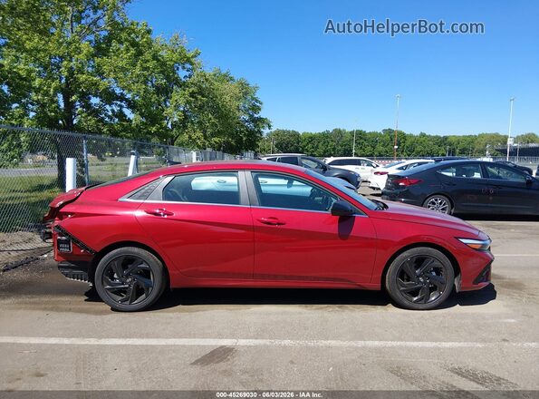 KMHLS4DG6TU130704 2026 HYUNDAI ELANTRA Red Вид задньої частини салону
