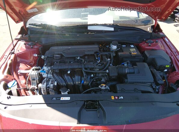 KMHLS4DG6TU130704 2026 HYUNDAI ELANTRA Red Вид ззаду