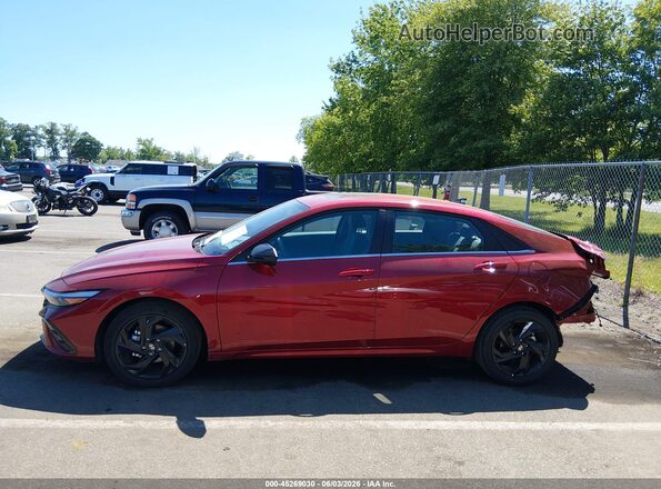 KMHLS4DG6TU130704 2026 HYUNDAI ELANTRA Red Панорамний вид салону 360°
