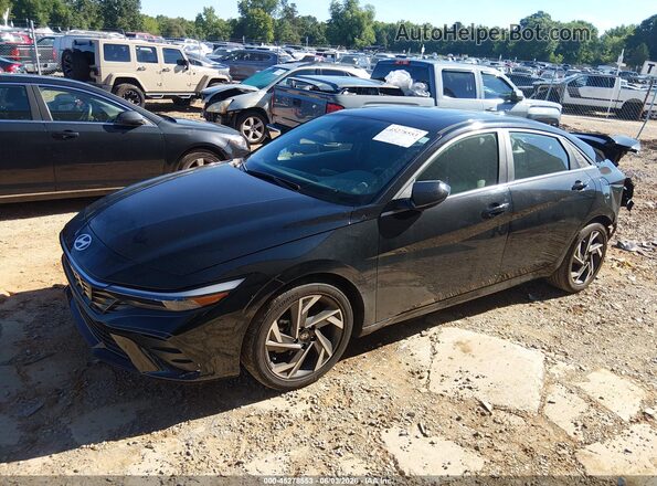 KMHLS4DG7RU672452 2024 HYUNDAI ELANTRA Black Przód lewy