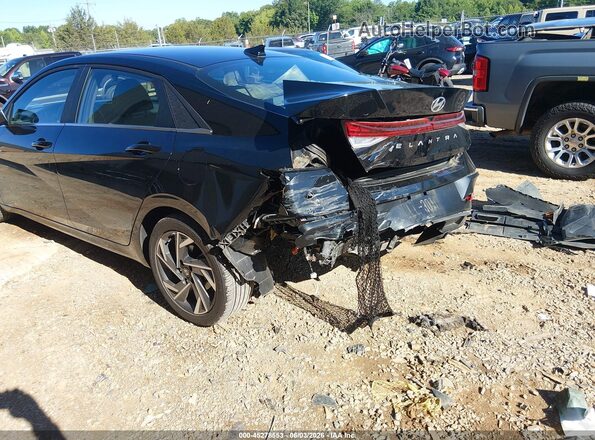 KMHLS4DG7RU672452 2024 HYUNDAI ELANTRA Black Widok z przodu