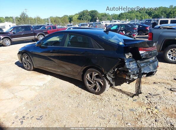 KMHLS4DG7RU672452 2024 HYUNDAI ELANTRA Black Tył lewy