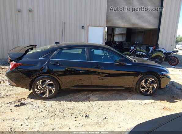 KMHLS4DG7RU672452 2024 HYUNDAI ELANTRA Black Widok wnętrza 360 stopni